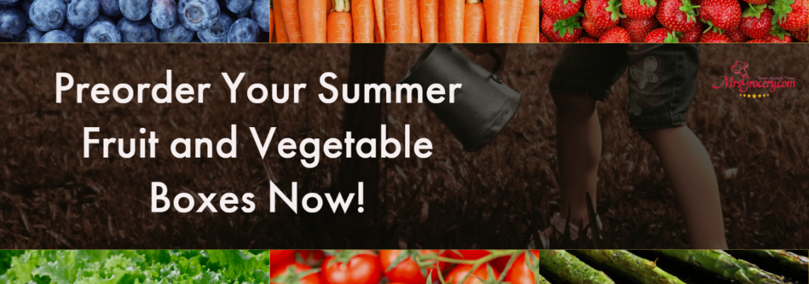 Fruit and Vegetable Boxes Start Week of June 26!