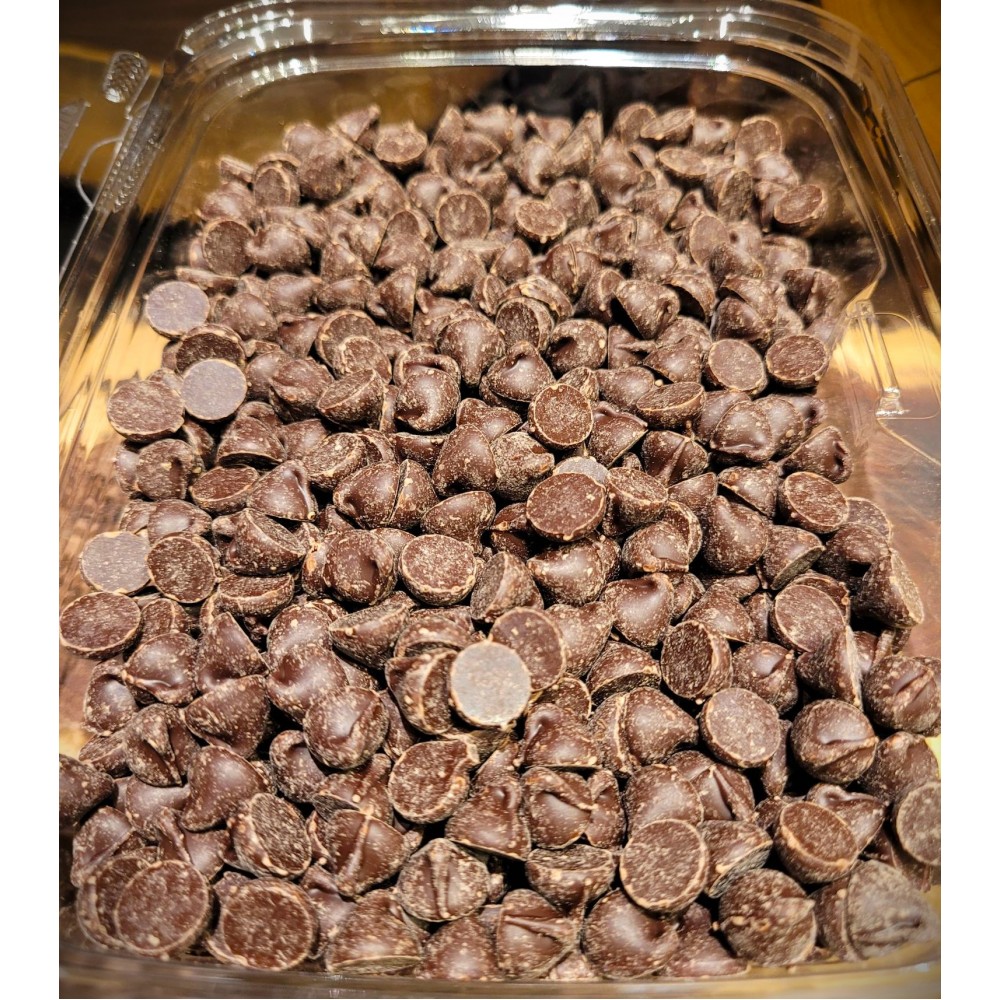 Pure Jumbo Semi Sweet Chocolate Chips - Per lb