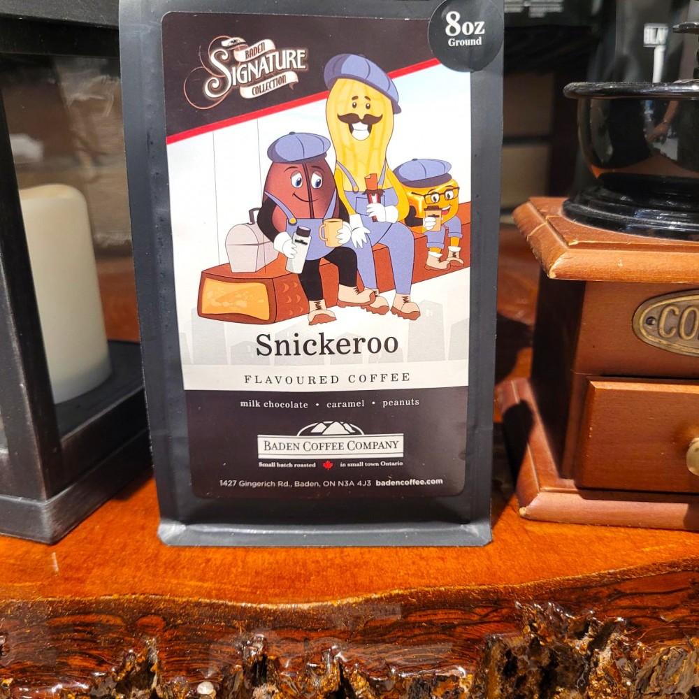 Locally Roasted Snickeroo Baden Coffee (1/2 lb.)