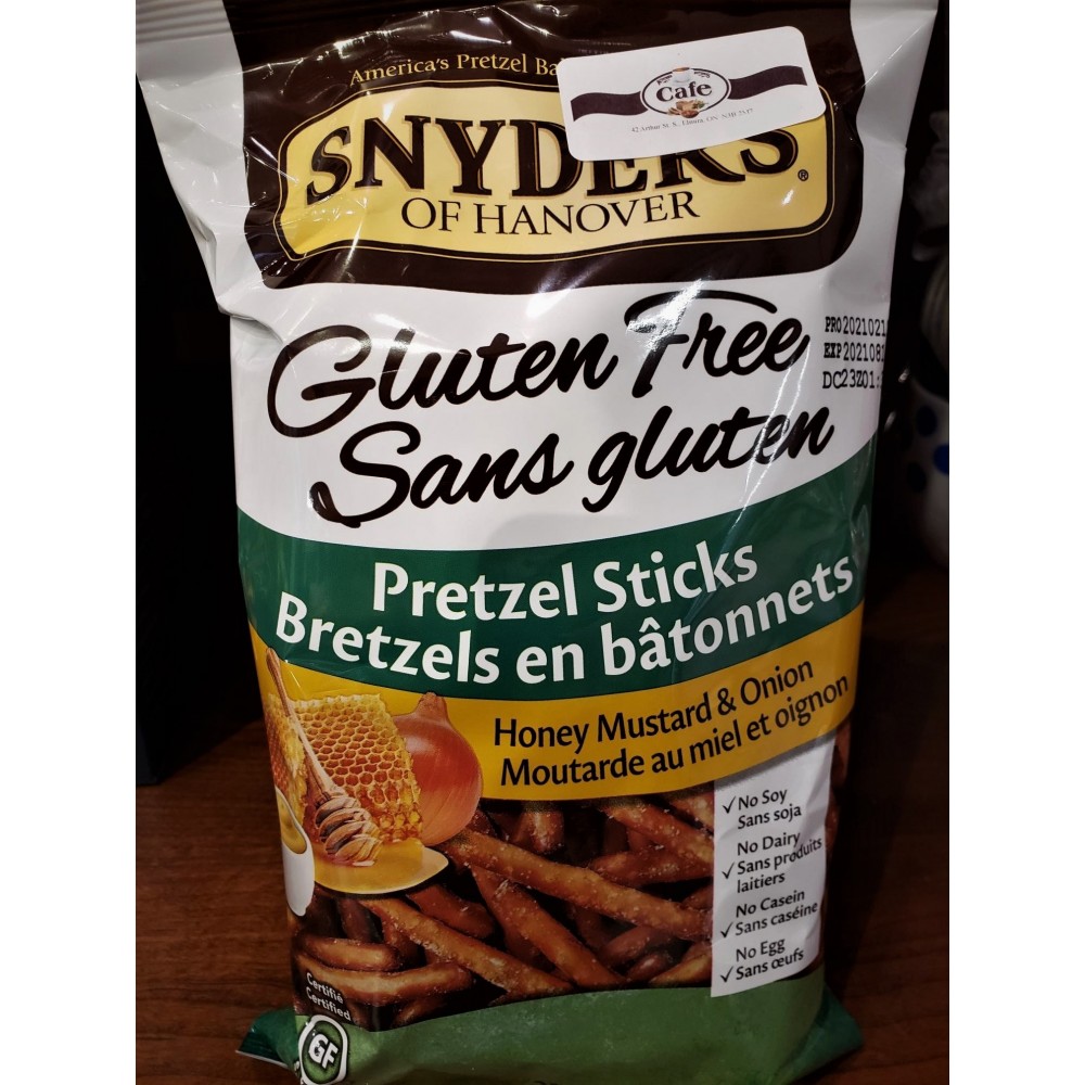 Gluten Free Honey Mustard and Onion Pretzels